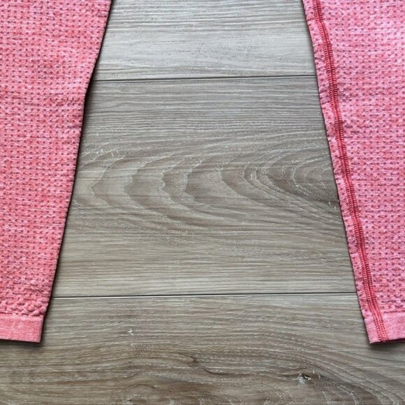 GYMSHARK Vital Seamless Coral Marl Leggings - Size Large - Picture 2 of 16